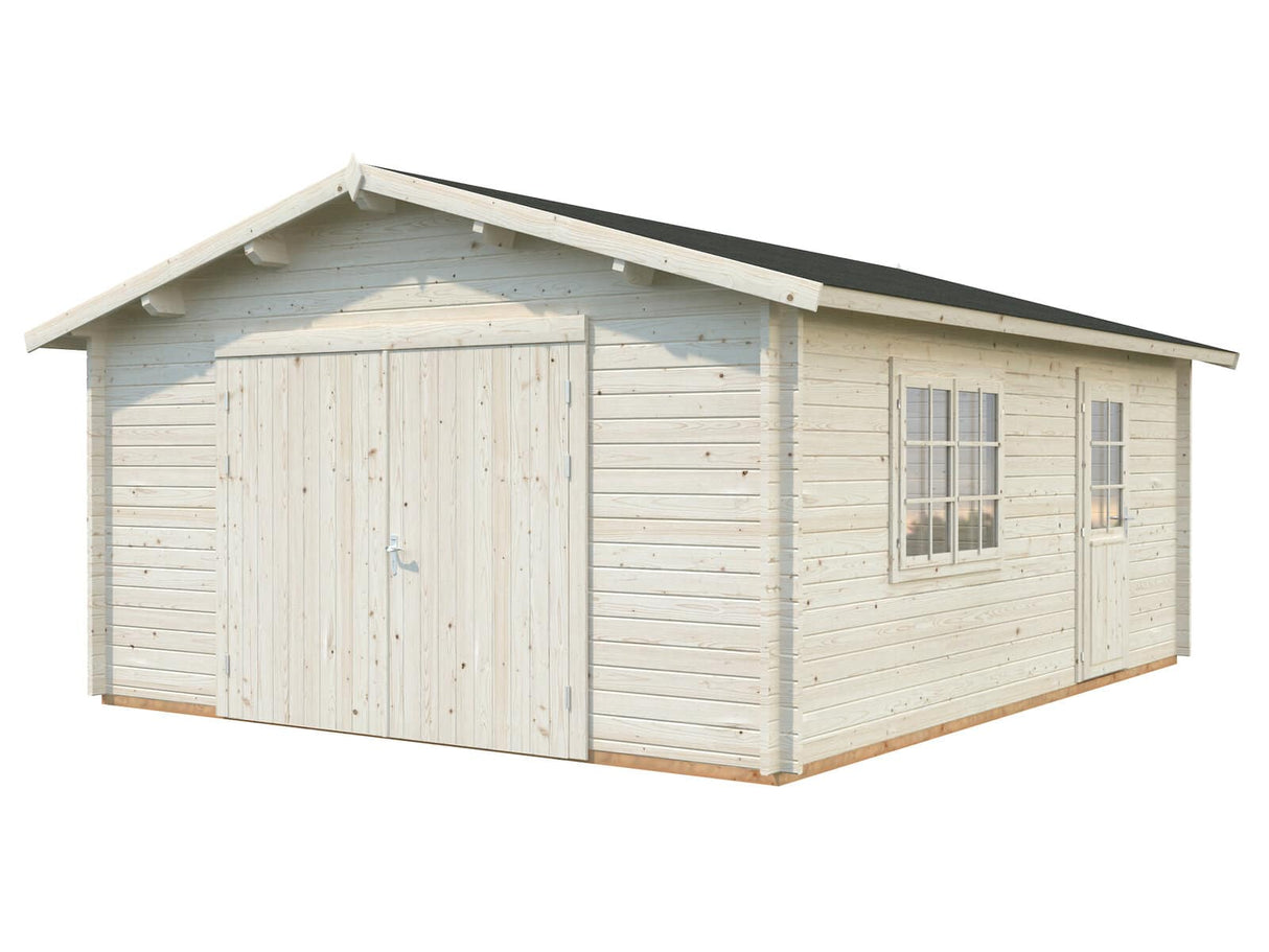 Roger 23.9m2 (4.5x5.5m | 44mm) Sektsioonuksega freespruss-garaaž
