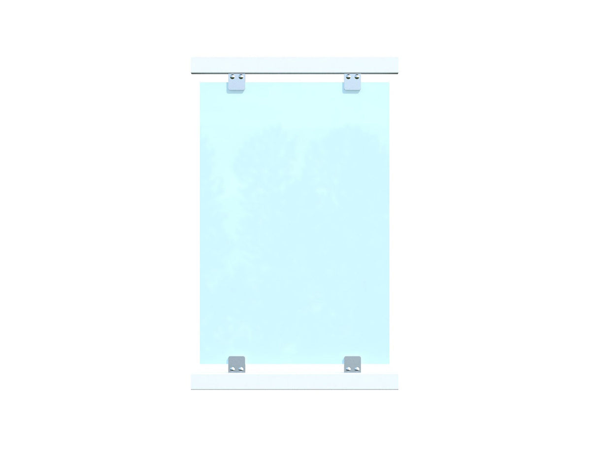 Aiaelement 'Siri 6 GLASS, fence for terrace' (554x890)