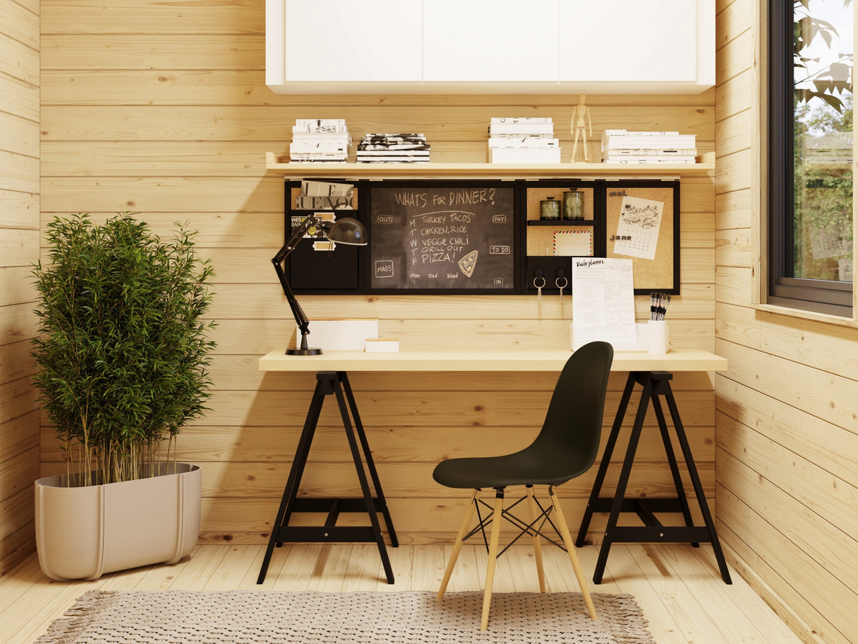 Cecilia 30m2 (5.4x6.7m | 70mm) Neljaruumiline suvemaja alumiiniumakende ja -ustega