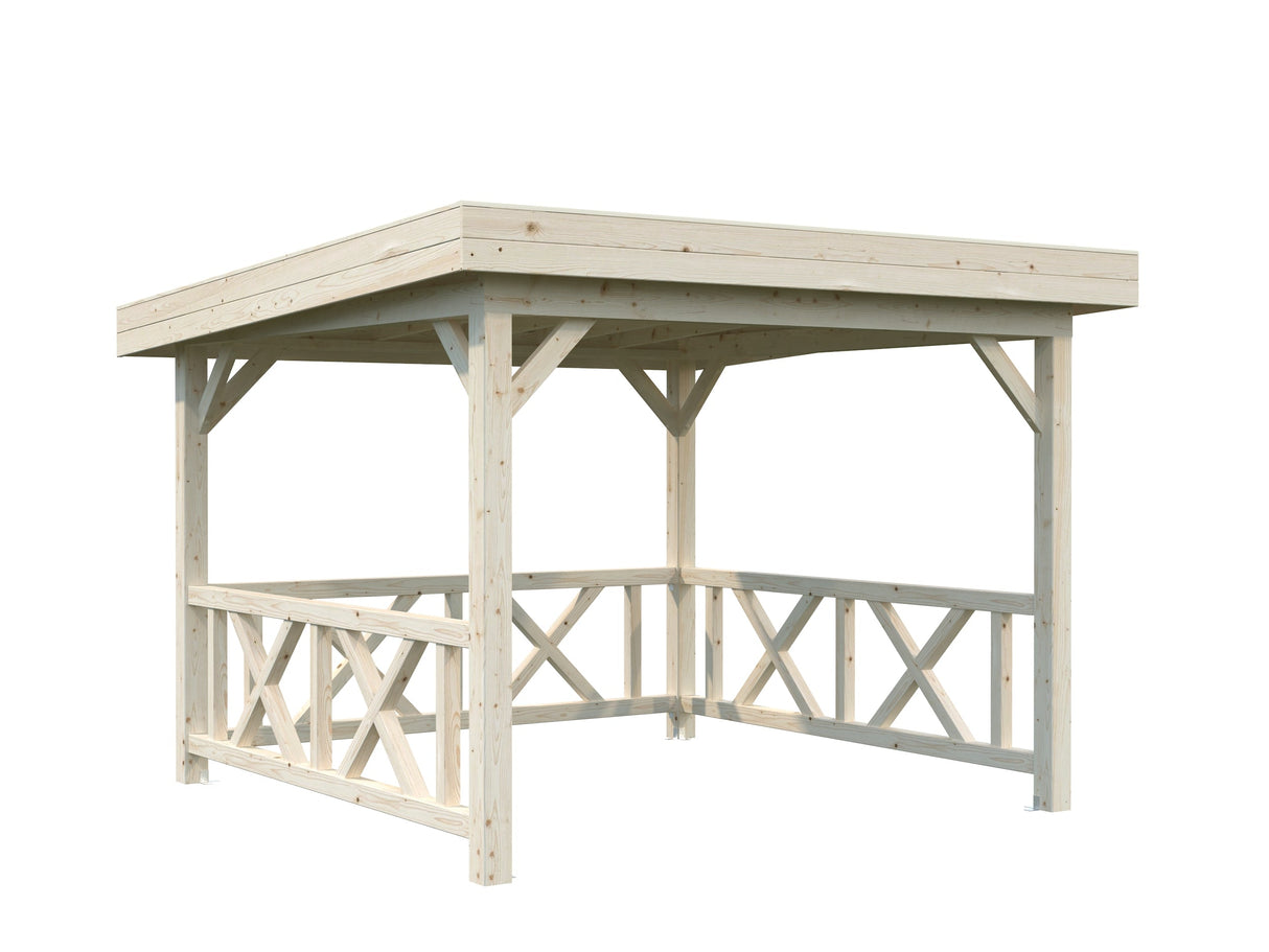Lenna 8.3m2 Set 301 (3x3m) Ruudukujuline paviljon