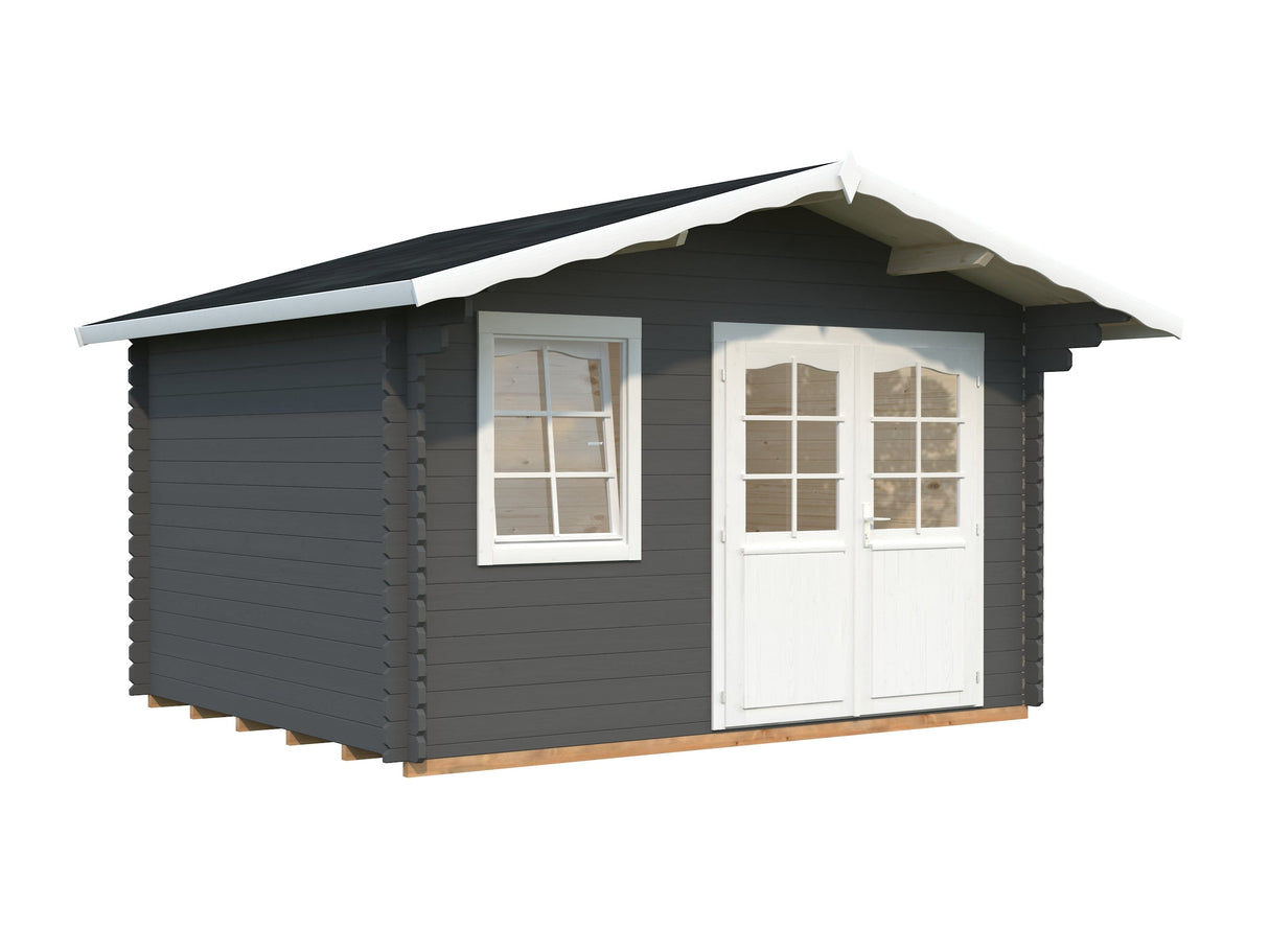 Emma 10.4m2 (3.6x3m | 34mm) Alpi stiilis freespruss-aiamaja
