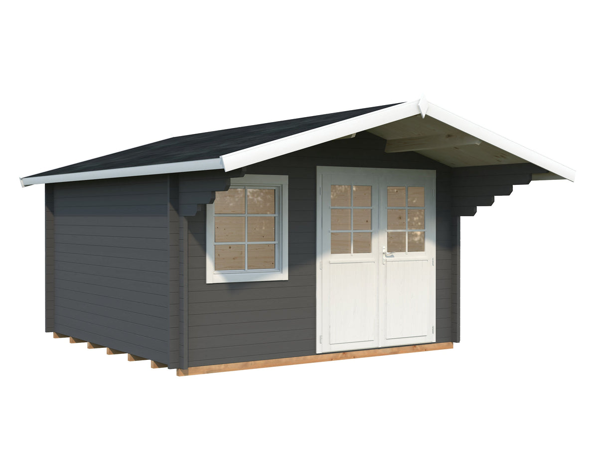 Sally 12.3m2 (3.6x3.6m | 44mm) Traditsiooniline freespruss-aiamaja