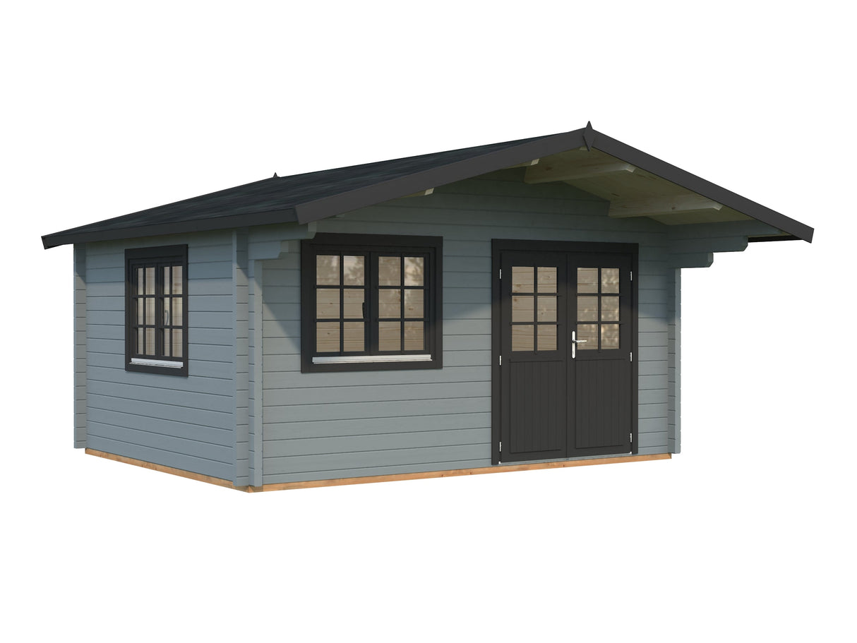 Helena 15.1m2 (4.5x3.6m | 70mm) Vastupidav freespruss-aiamaja