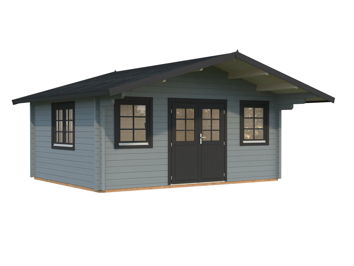 Helena 18.6m2 (5.1x3.9m | 70mm) Traditsiooniline freespruss-aiamaja