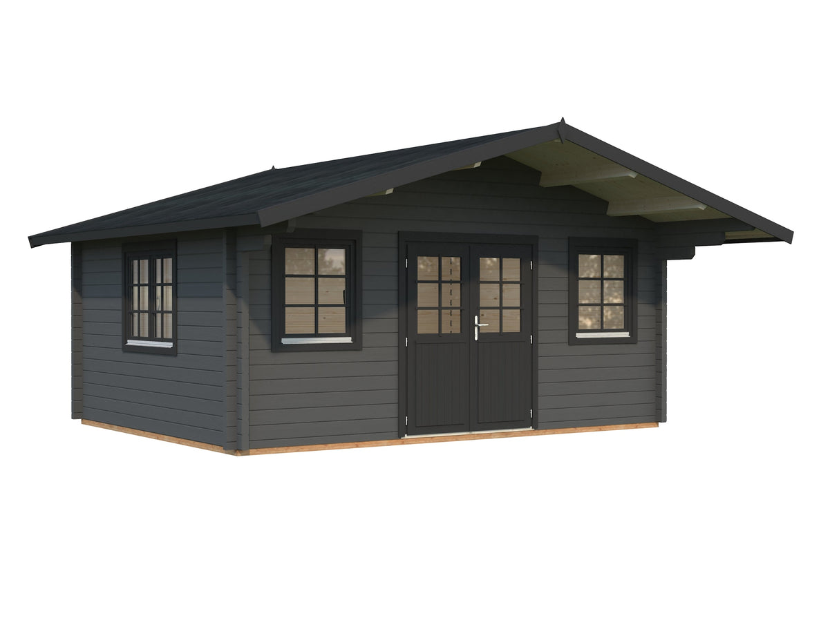 Helena 18.6m2 (5.1x3.9m | 70mm) Traditsiooniline freespruss-aiamaja