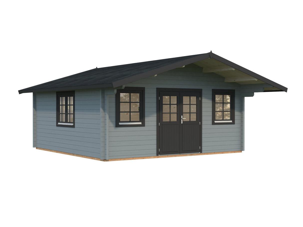 Helena 24.6m2 (5.1x5.1m | 70mm) Traditsiooniline freespruss-aiamaja
