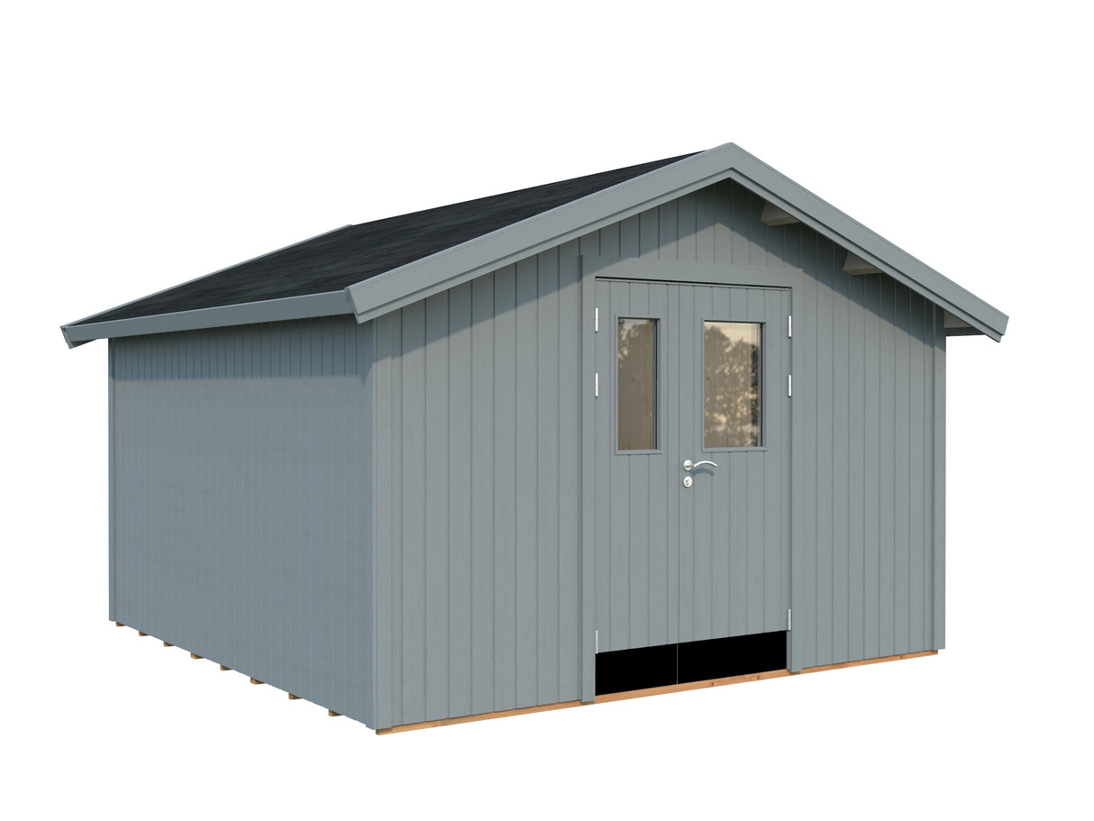 Lucas 12.1m2 (3.48x3.54m | 16mm) Valmis seinaelementidest aiakuur