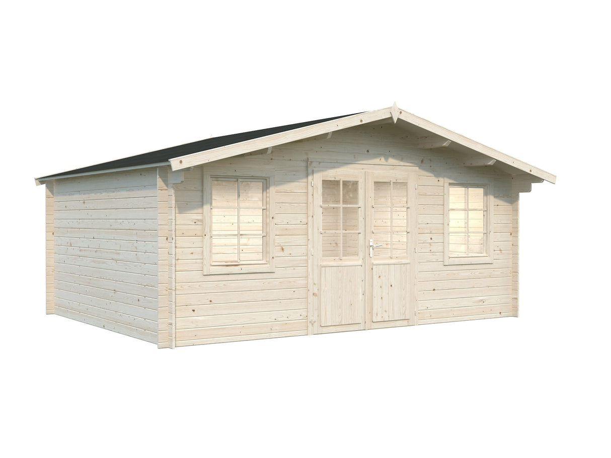 Klara 17m2 (4.84x3.6m | 28mm) Freesprussidest aiamaja