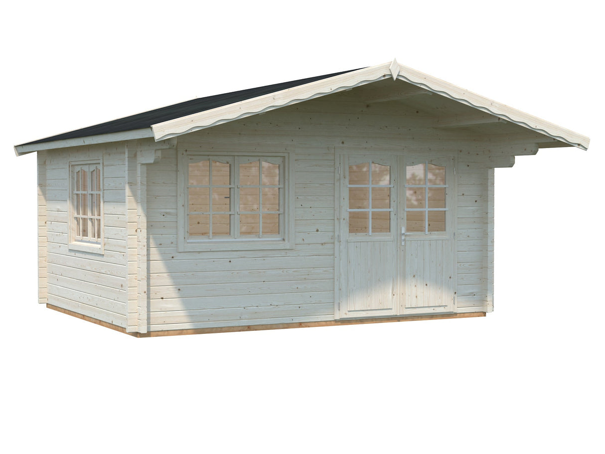 Helena 15.1m2 (4.5x3.6m | 70mm) Vastupidav freespruss-aiamaja