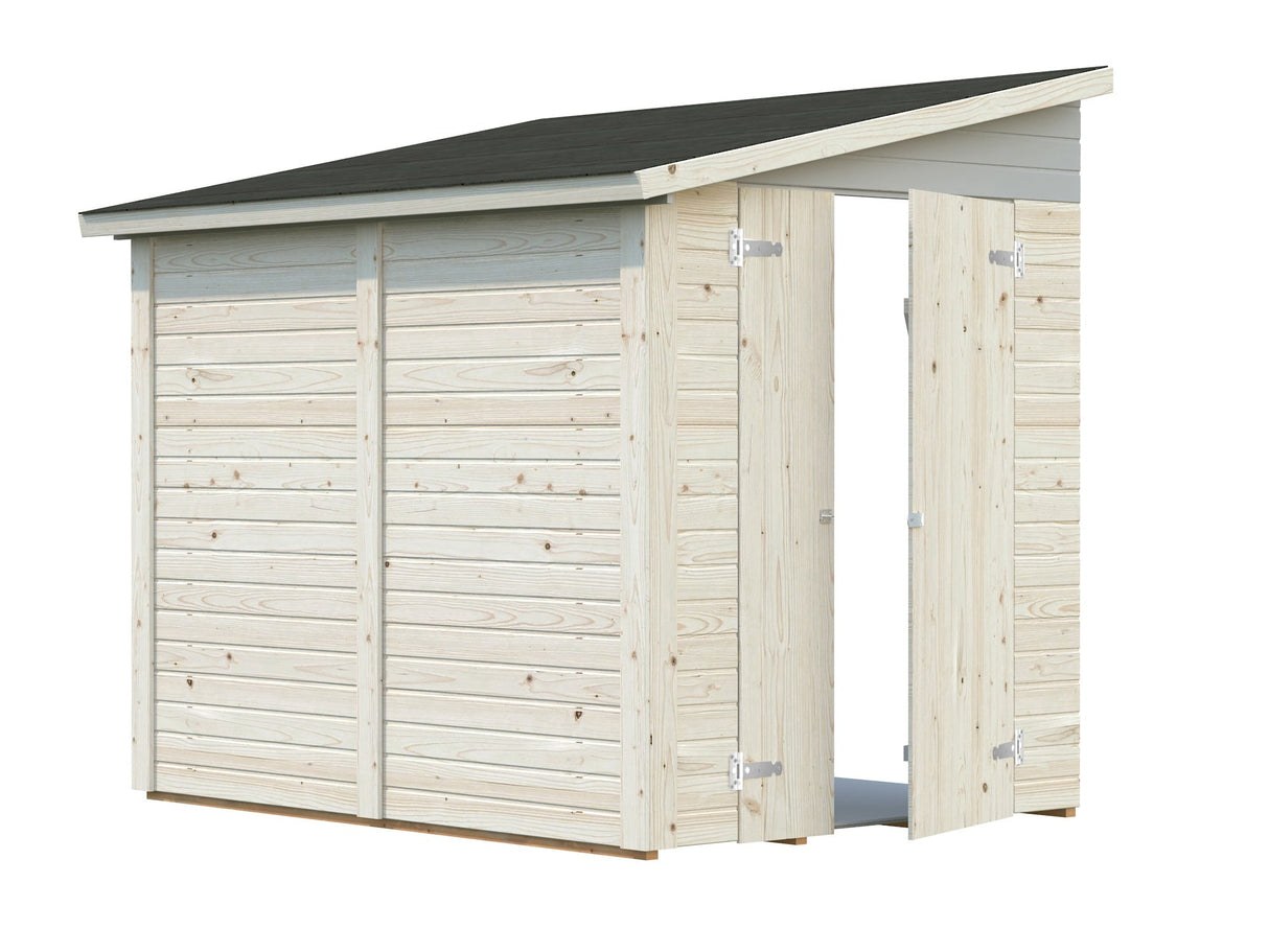 Mia 3.6m2 (2.22x1.65m | 16mm) Valmis seinaelementidest aiakuur maja seina külge kinnitamiseks