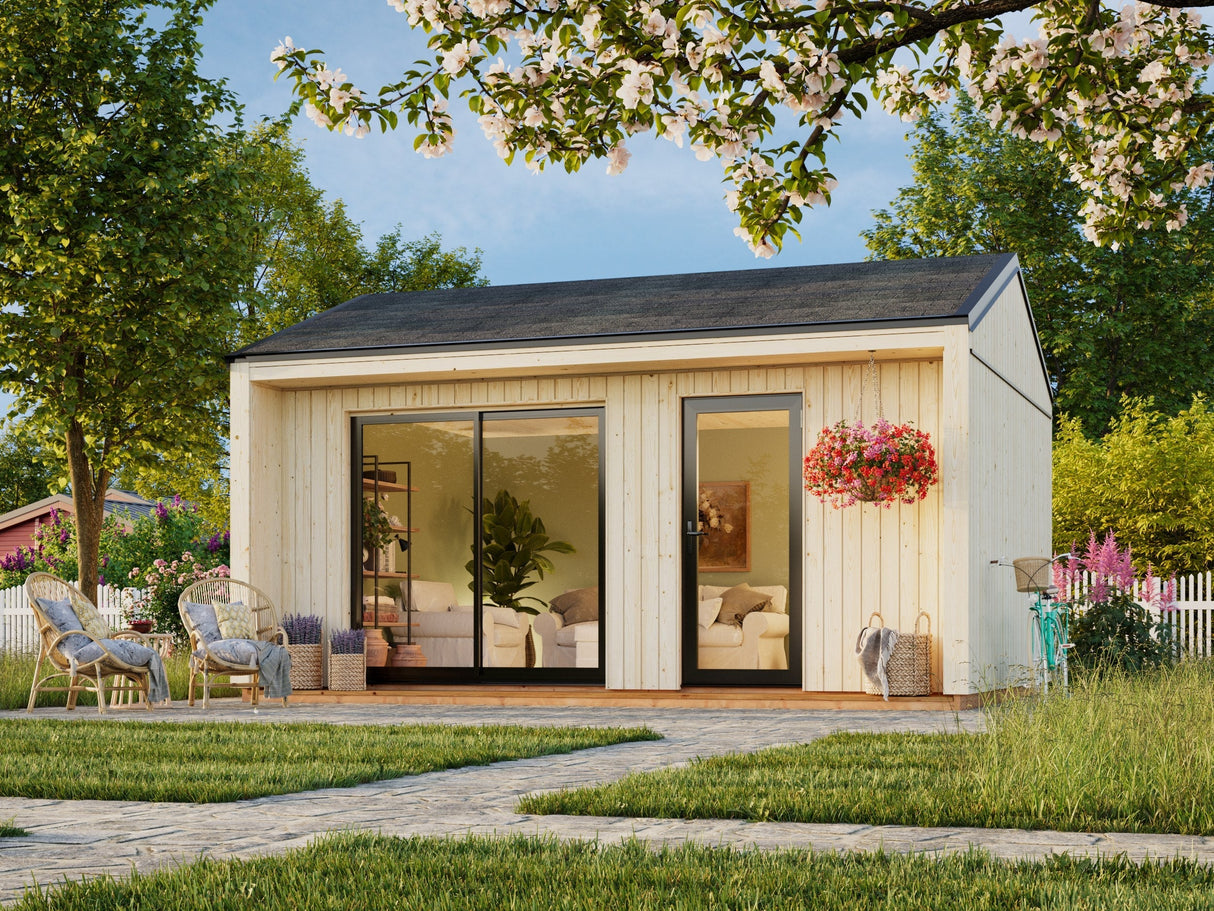 Rebekka 19,4 m² (5,6x4,5 m|18 mm) Soojusustatav minimaja