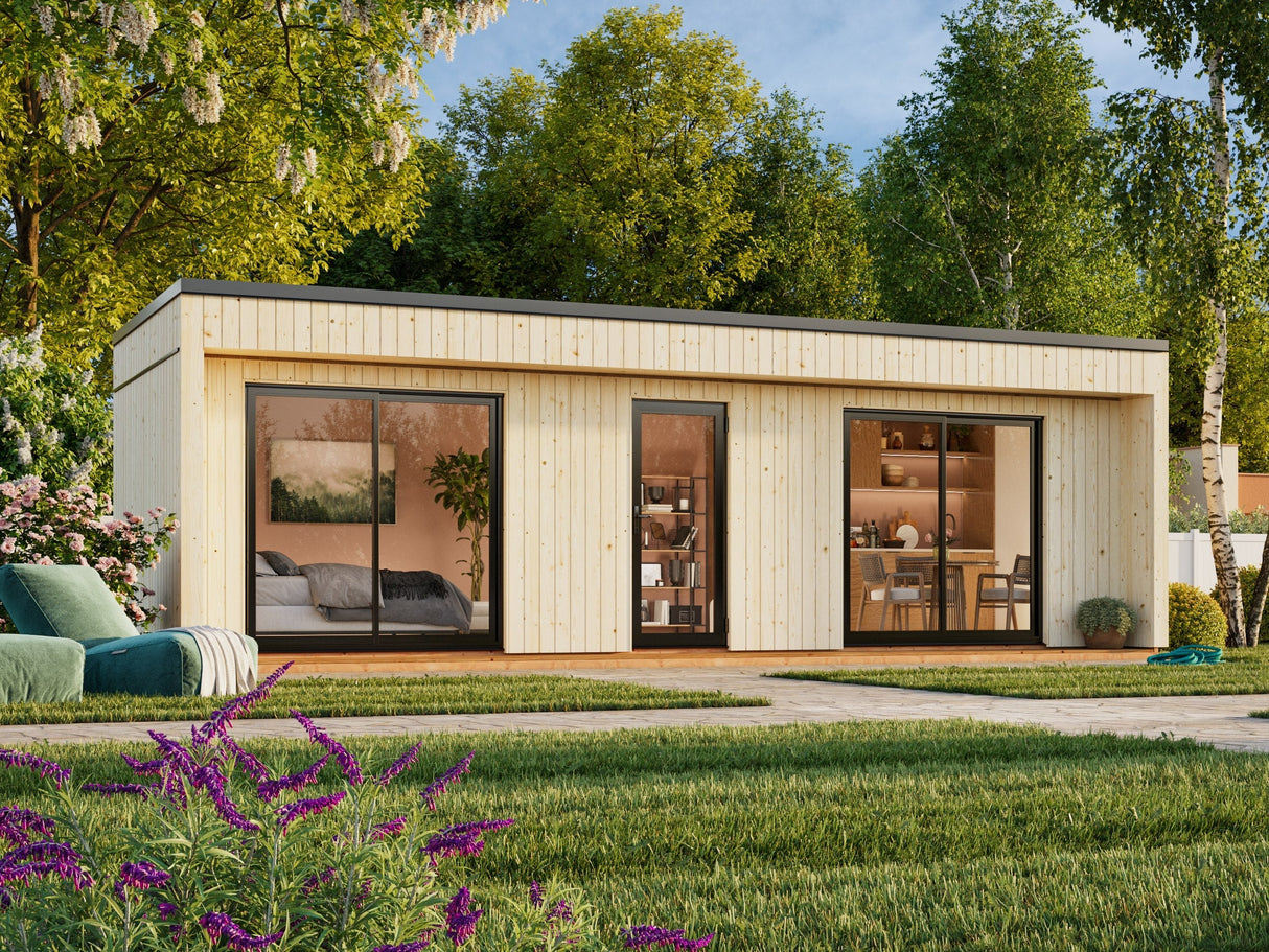 Johanna 22,4 m² (9,x3,4 m|18 mm) Soojustatav minimaja