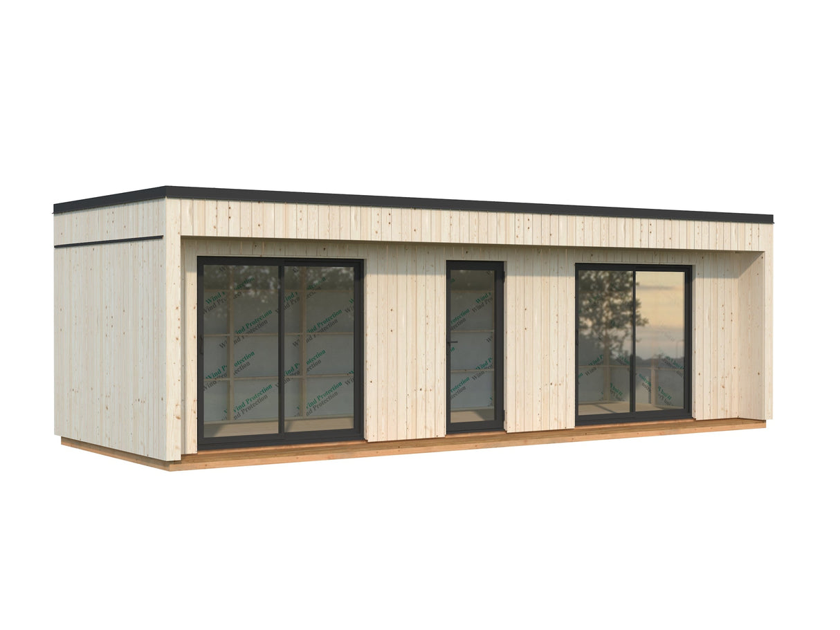 Johanna 22,4 m² (9,x3,4 m|18 mm) Soojustatav minimaja