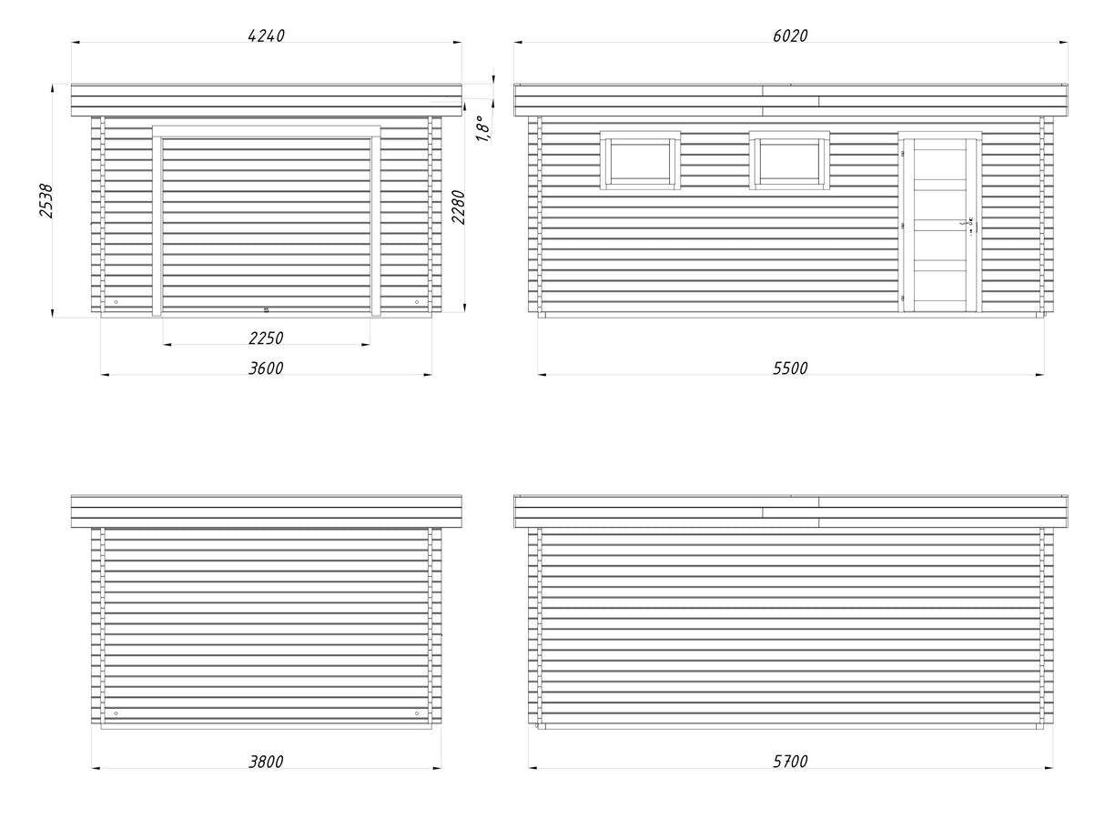 Rasmus 19,0 m2 kit