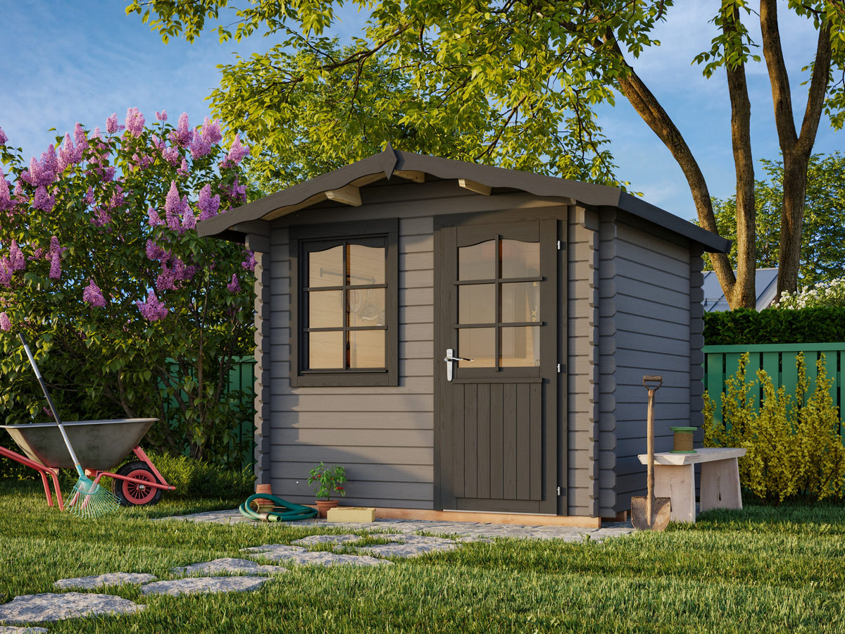 Emma 4.6m2 (2.4x2m | 28mm) Kompaktne Alpi stiilis freespruss-aiakuur