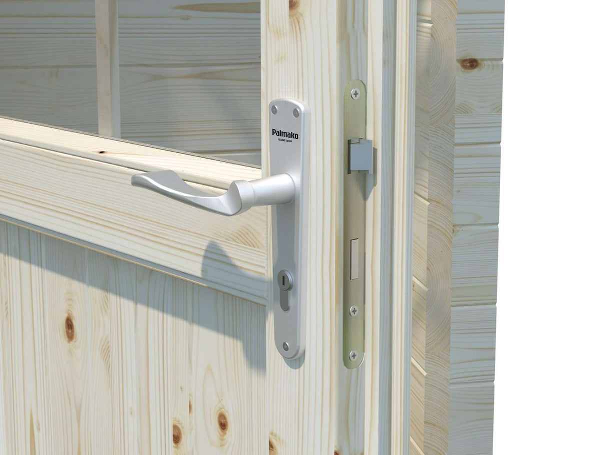 Helena 15.1m2 (4.5x3.6m | 70mm) Vastupidav freespruss-aiamaja