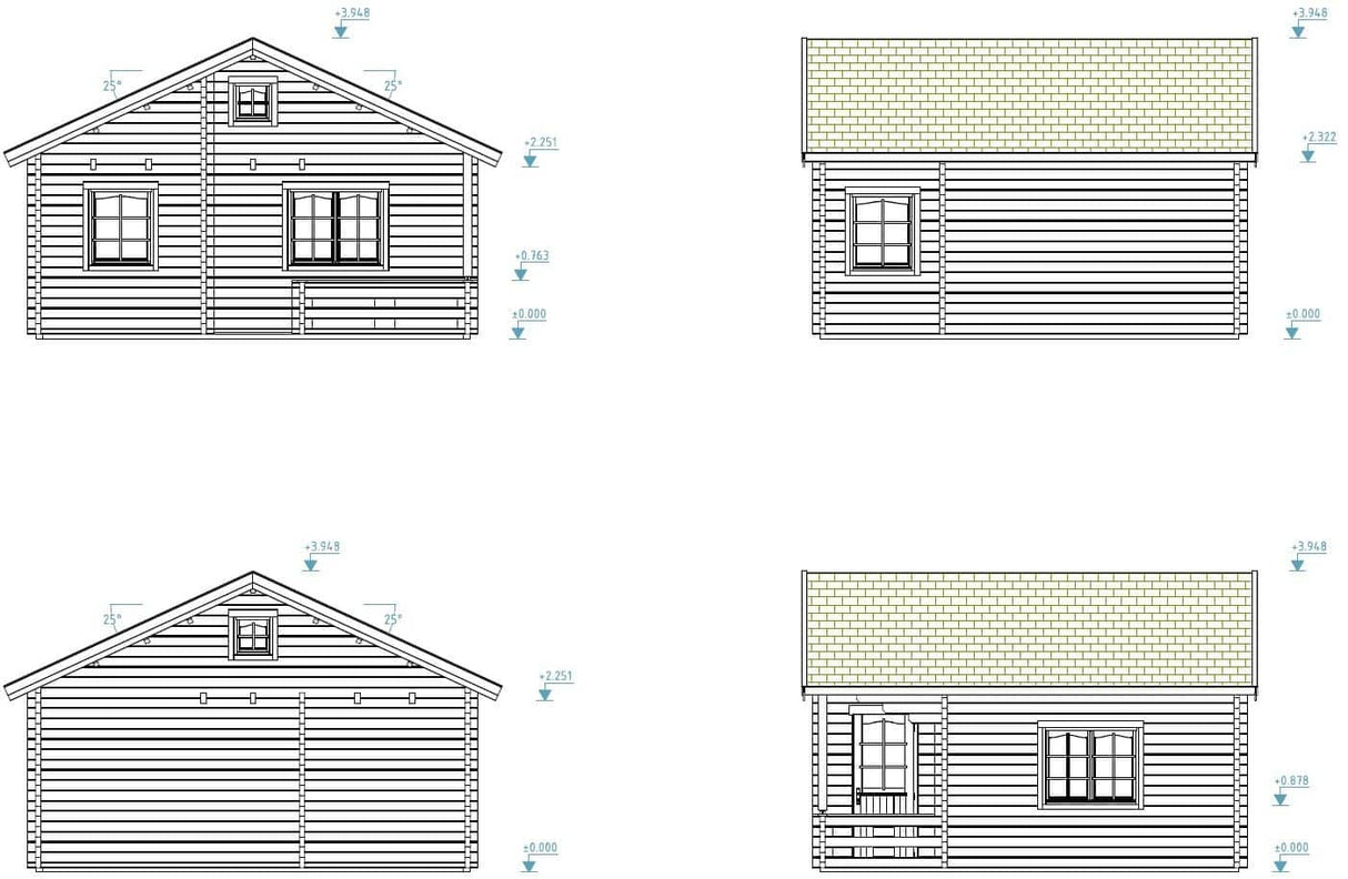 Emily 40.1+5.2m2 (5.7x5.5m | 70mm) Freesprussist suvila
