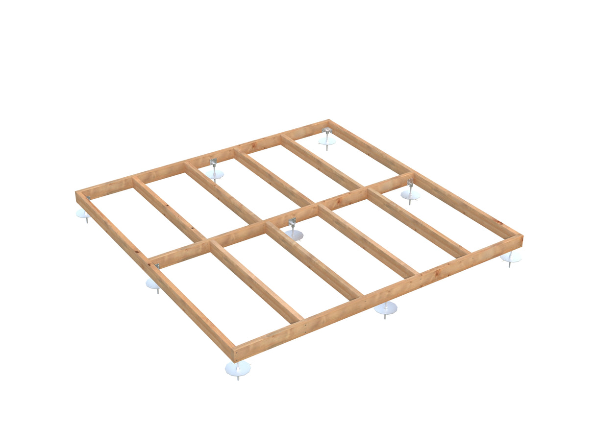 Vundamendiraam 3x3 m (sh. LogFoot)