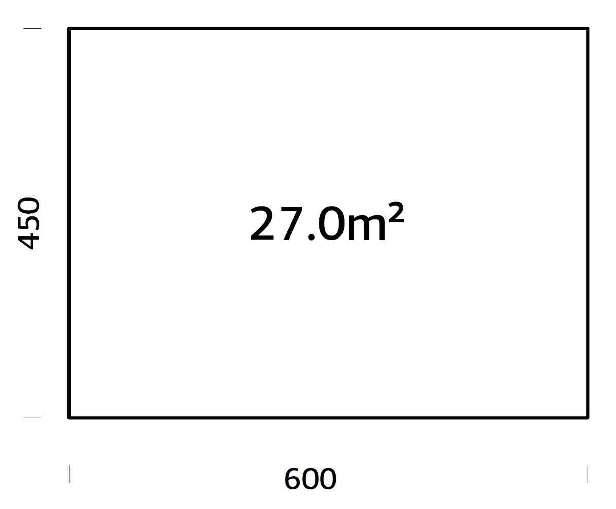 Vundamendiraam 6x4,5 m (sh. LogFoot)