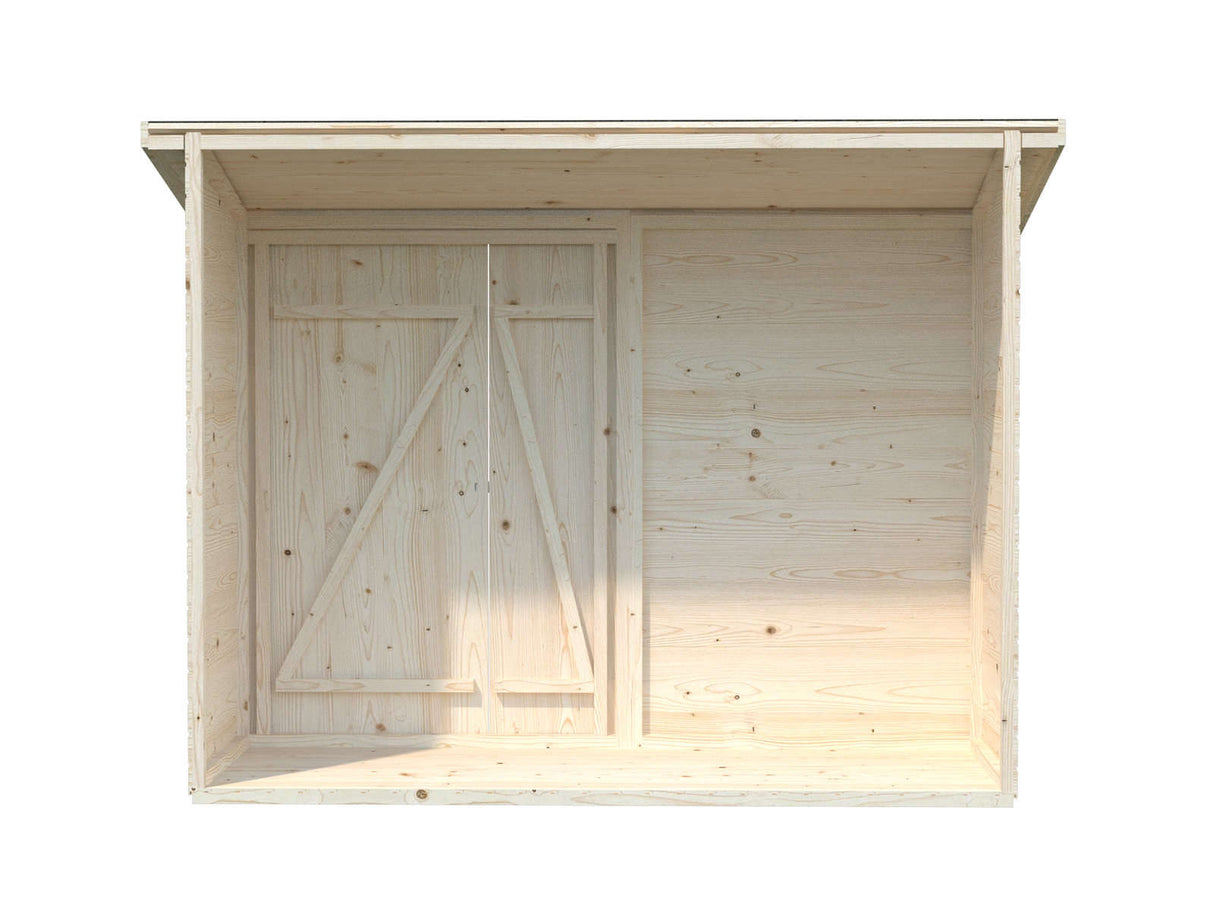 Leif 2.2m2 (2.34x0.95m | 16mm) Valmis seinaelementidest aiakuur maja seinale kinnitamiseks