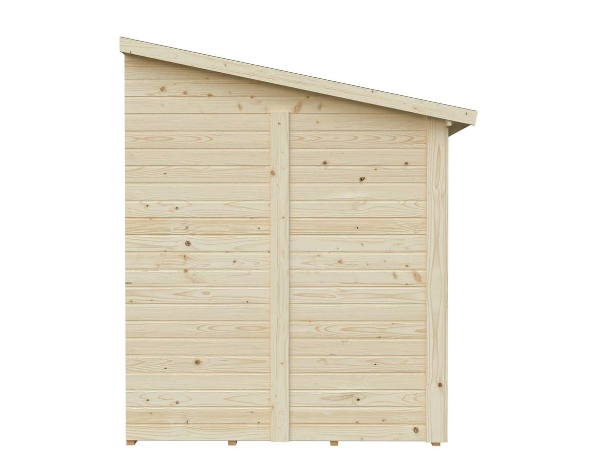 Mia 3.6m2 (2.22x1.65m | 16mm) Valmis seinaelementidest aiakuur maja seina külge kinnitamiseks