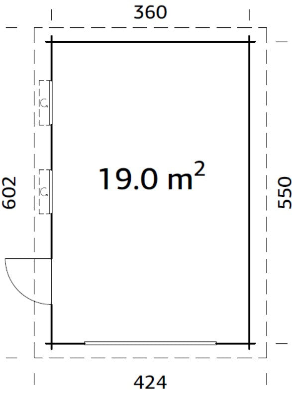 Rasmus 19,0 m2 kit