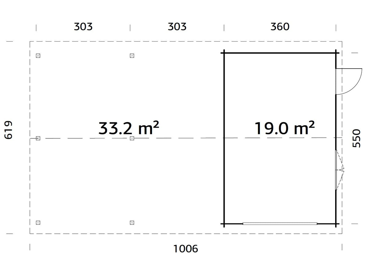 Roger 19,0+33,2 m2 kit