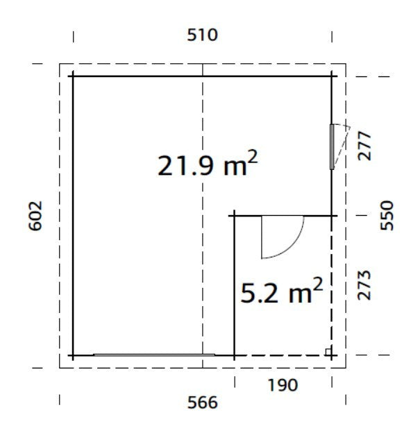 Irene/Roger 21,9+5,2 m2 kit