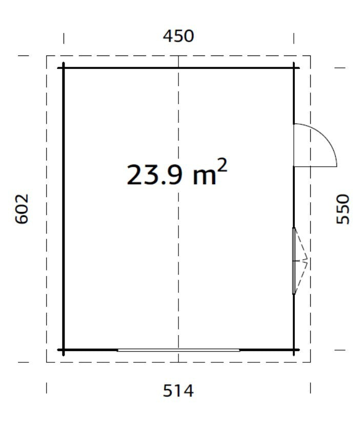 Irene/Roger 23,9 m2 kit