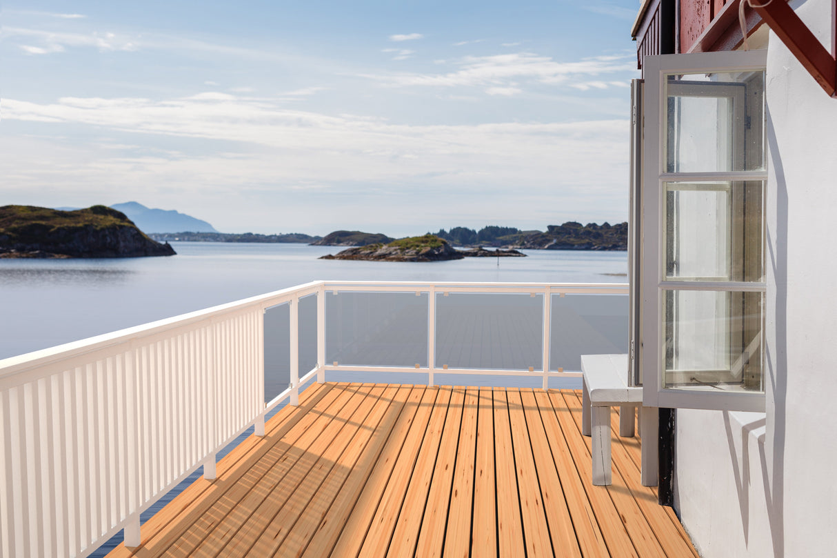 Aiaelement 'Siri 11 GLASS, fence for terrace' (1108x890)