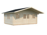 Helena 18.6m2 (5.1x3.9m | 70mm) Traditsiooniline freespruss-aiamaja