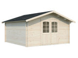 Lotta 13.9m2 (3.8x3.8m | 34mm) Traditsiooniline freespruss-aiamaja