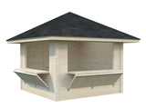 Bianca 8.3m2 Set 105 (3x3m) Kahe lukustatava luugiga kiosk