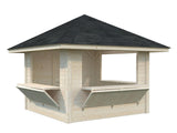 Bianca 8.3m2 Set 106 (3x3m) Kolme lukustatava luugiga kiosk