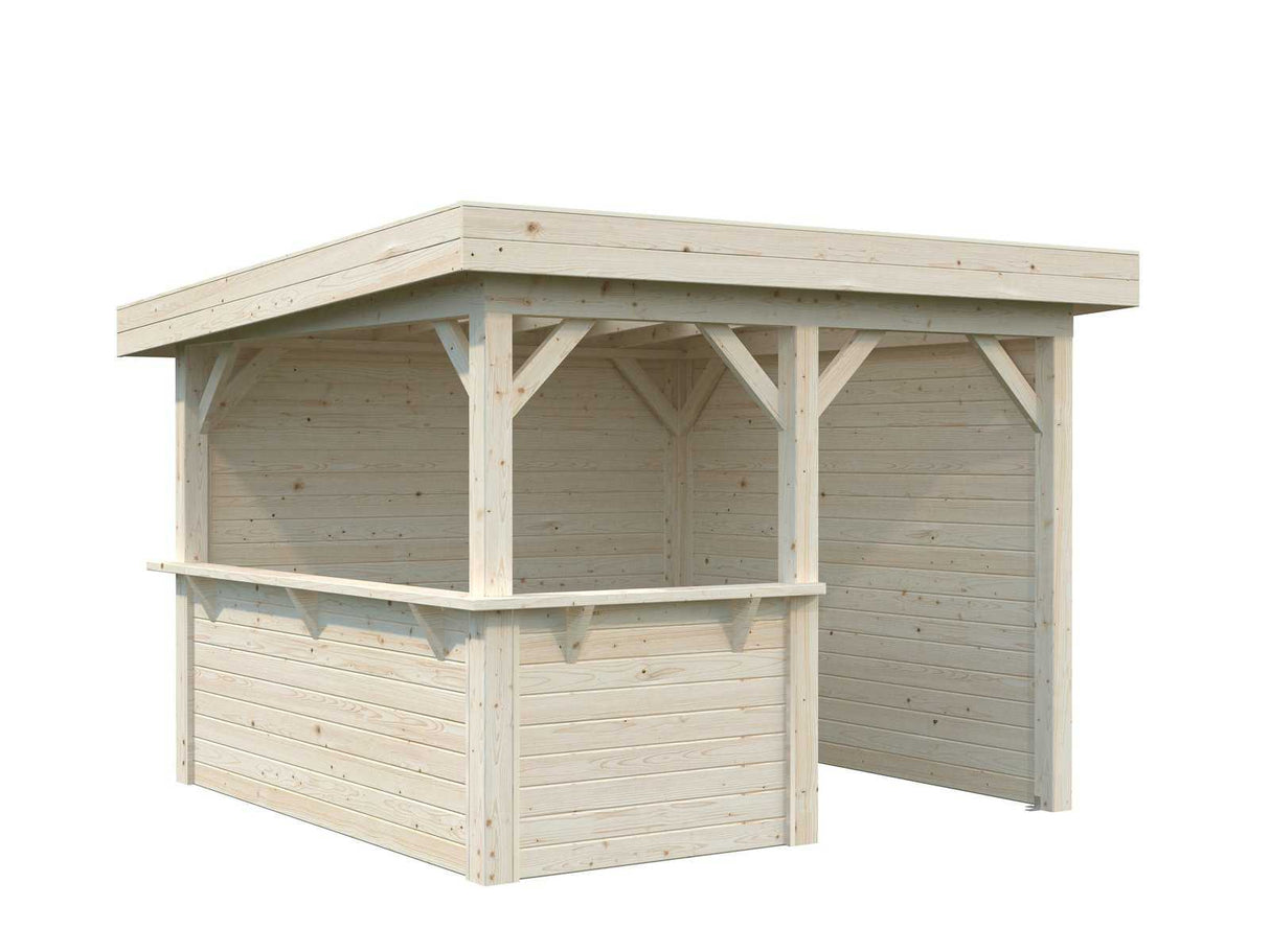 Lenna 8.3m2 Set 303 (3x3m) Lamekatusega ruudukujuline välibaar