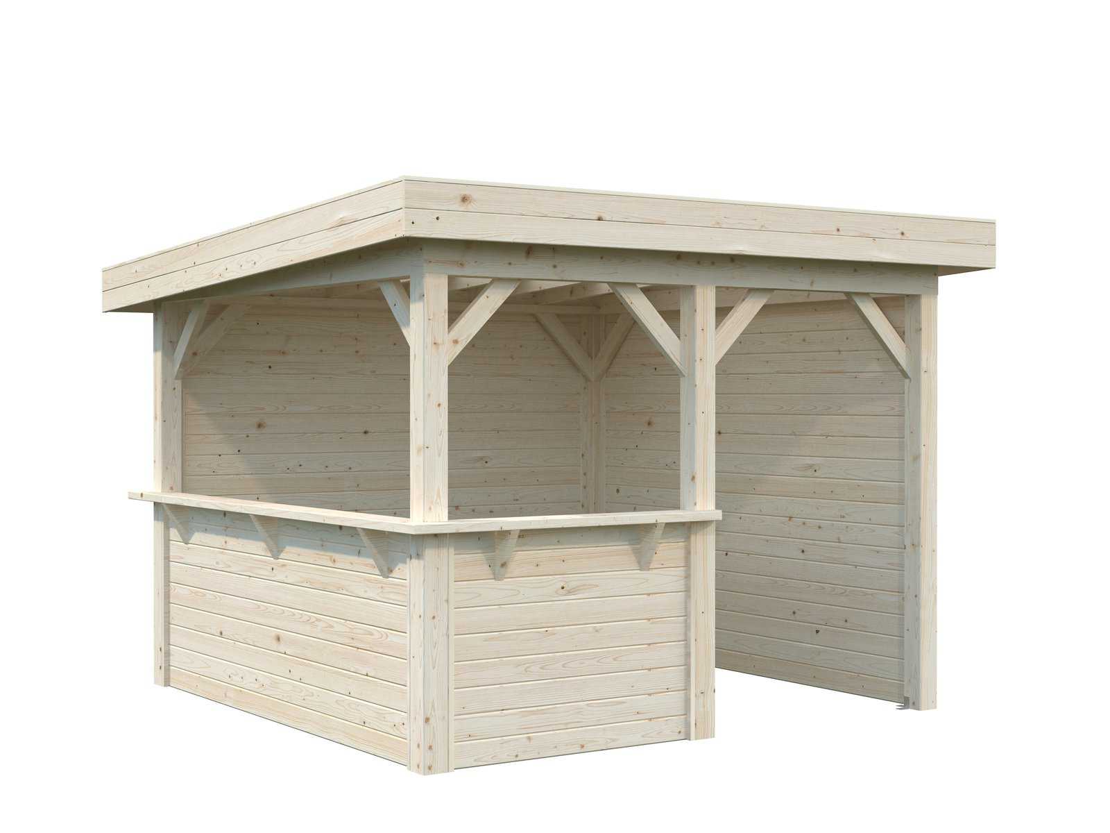 Lenna 8.3m2 Set 303 (3x3m) Lamekatusega ruudukujuline välibaar
