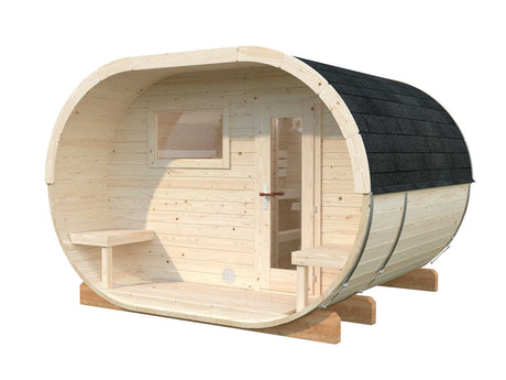 Anette 3+1.5m2 (3.28x2.7m | 42mm) Ovaalsaun