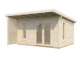 Grace 14.5m2 (4.4x3.5m | 56mm) Liimpuitelementidest aiamaja