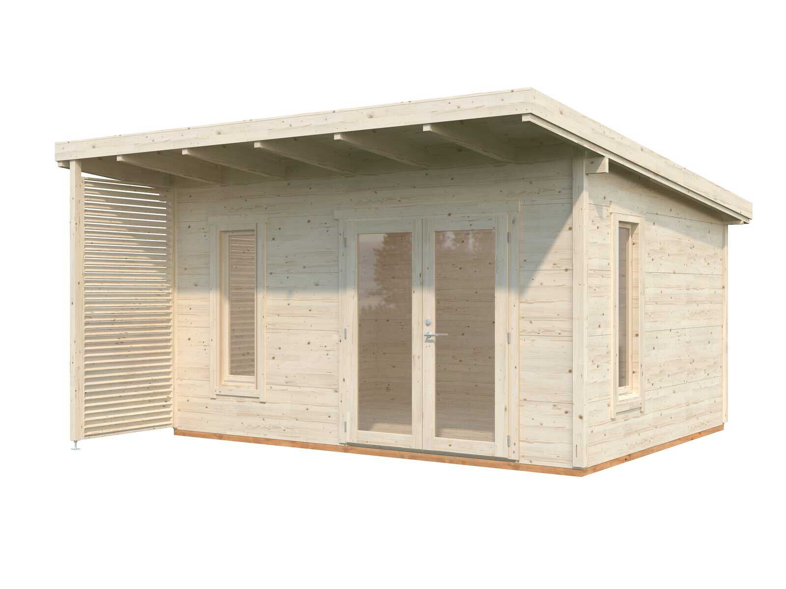 Grace 14.5m2 (4.4x3.5m | 56mm) Liimpuitelementidest aiamaja