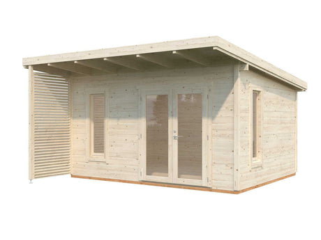 Grace 14.5m2 (4.4x3.5m | 56mm) Liimpuitelementidest aiamaja