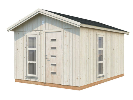 Ly 13.6m2 (3.3x4.52m | 18mm) Valmis seinaelementidest soojustusvalmidusega aiamaja