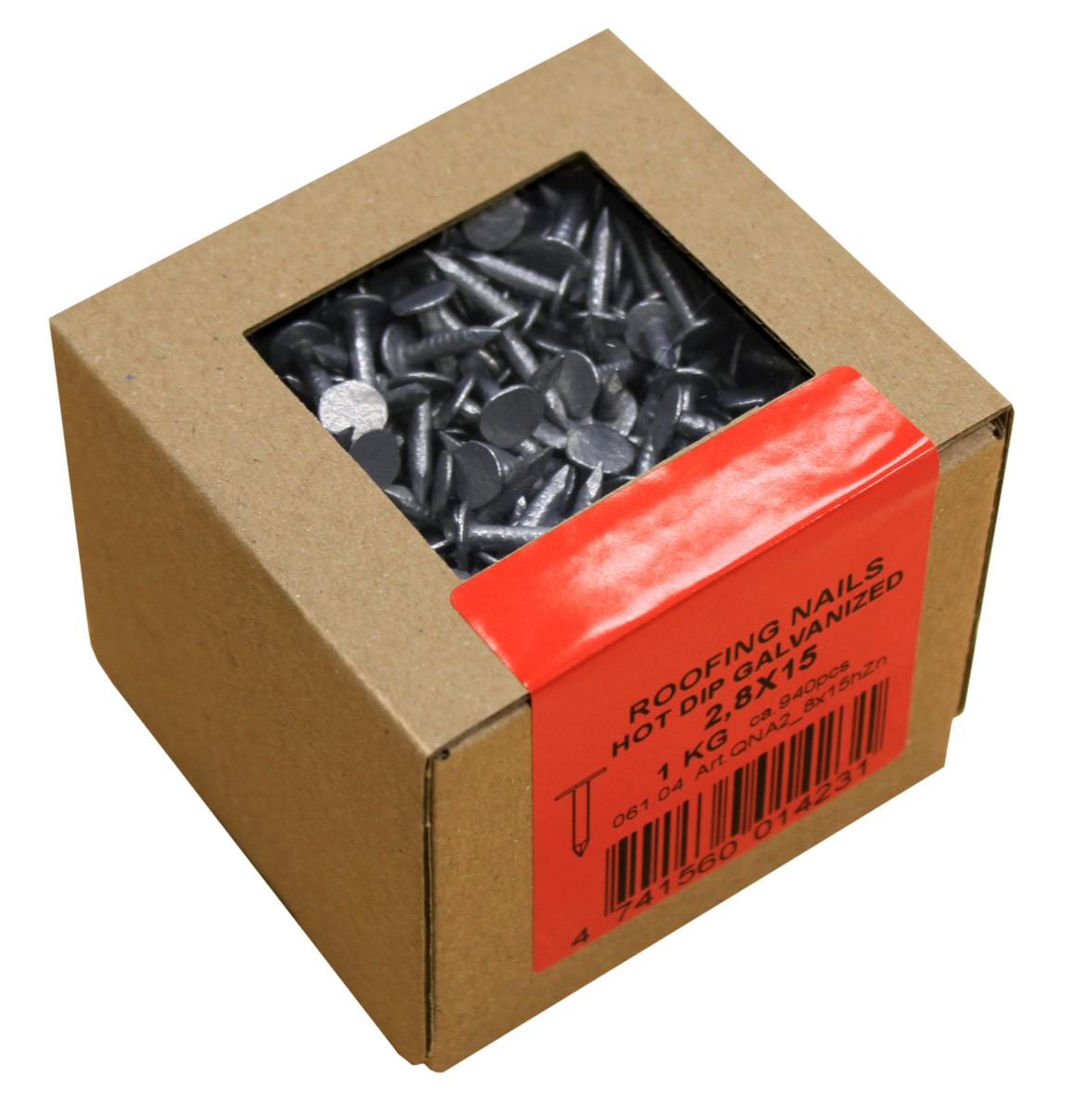 Katusekatte naelad (1kg, Zn)