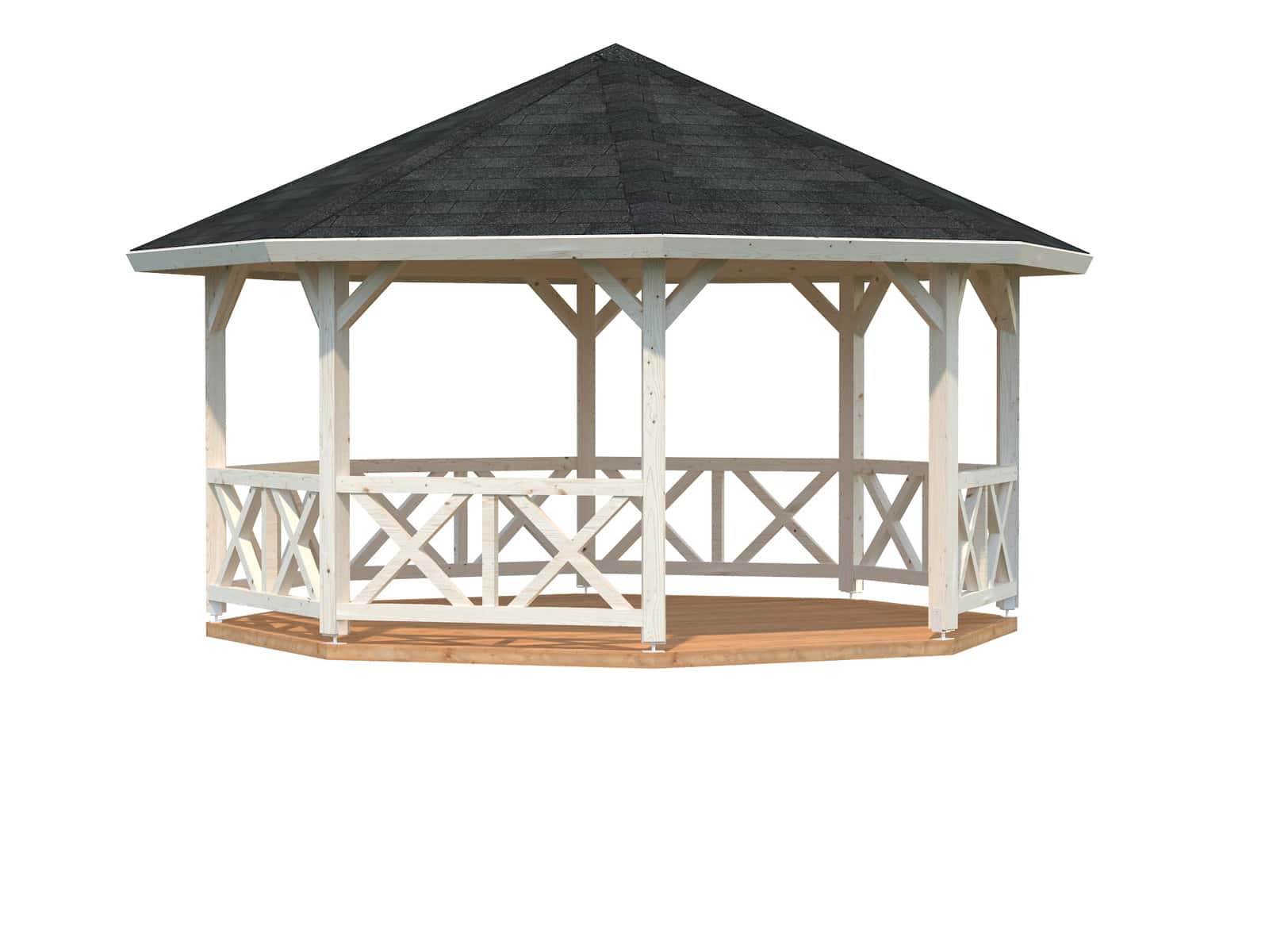 Betty 18m2 (4.65x4.65m) Kaheksanurkne paviljon