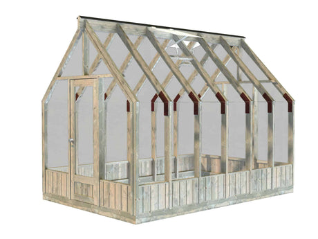 Emilia 8.2m2 (2.4x3.6m | 18mm) Halliks süvaimmutatud modernne klaasmaja