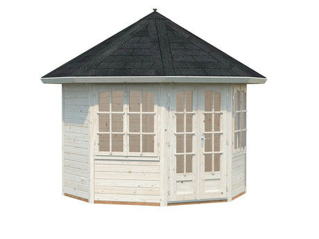 Veronica 2 6.7m2 (2.89x2.89m | 28mm) Valmis seinaelementidest kahe aknaga paviljon
