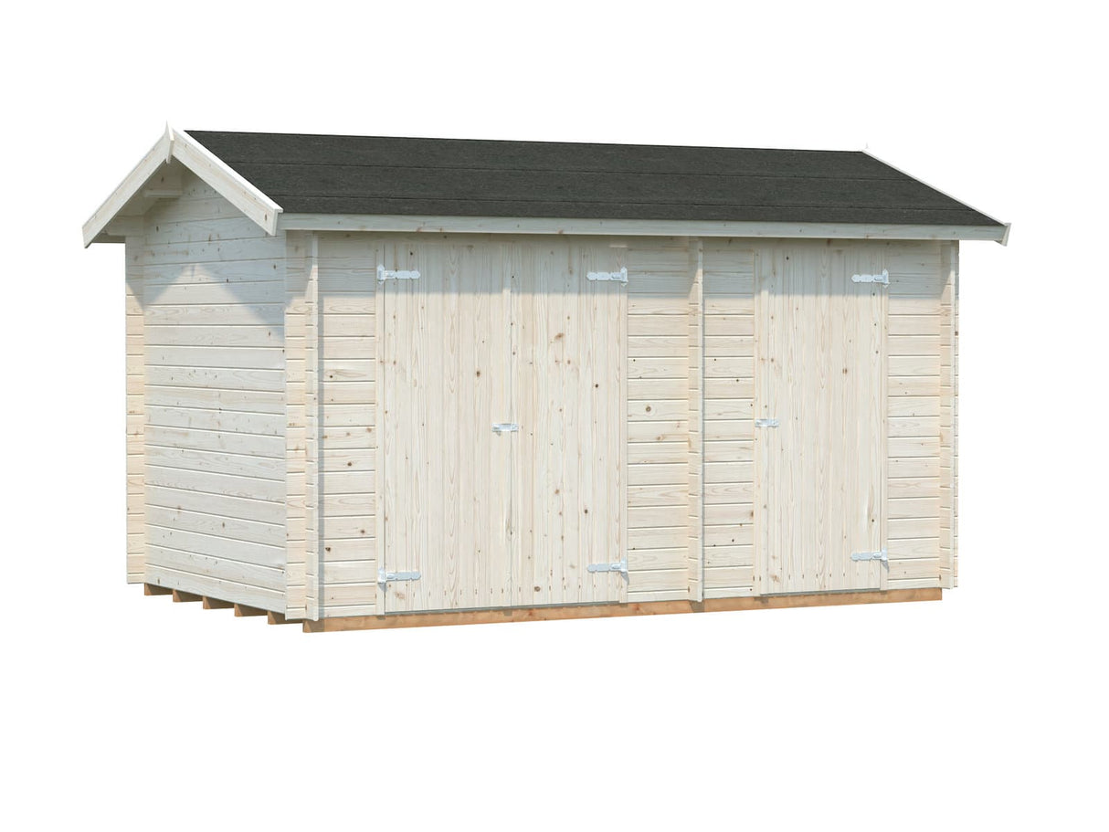 Jari 8.9m2 (3.9x2.4m | 28mm) Kaheruumiline freespruss-aiakuur