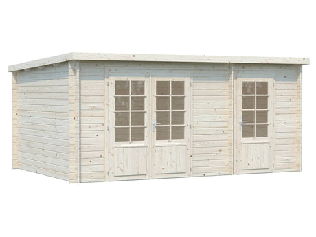 Ella 13.1m2 (4.5x3m | 28mm) Kahe ruumiga klaasustega aiakuur