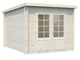 Ella 6.9m2 (2.4x3m | 28mm) Väike lamekatusega aiakuur