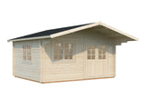 Helena 15.1m2 (4.5x3.6m | 70mm) Vastupidav freespruss-aiamaja