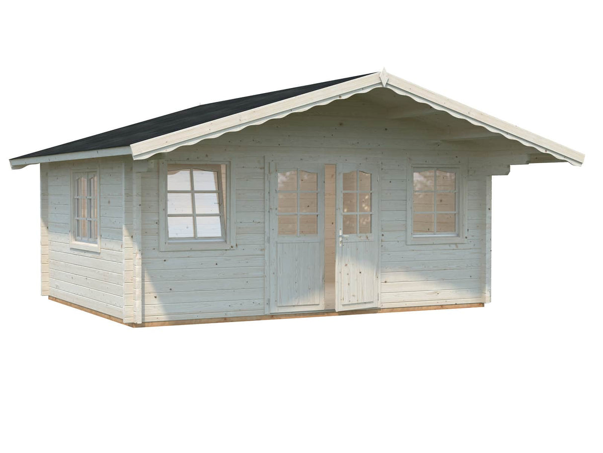 Helena 18.6m2 (5.1x3.9m | 70mm) Traditsiooniline freespruss-aiamaja